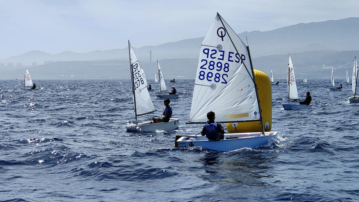 Canarias en los nacionales de Optimist 2023