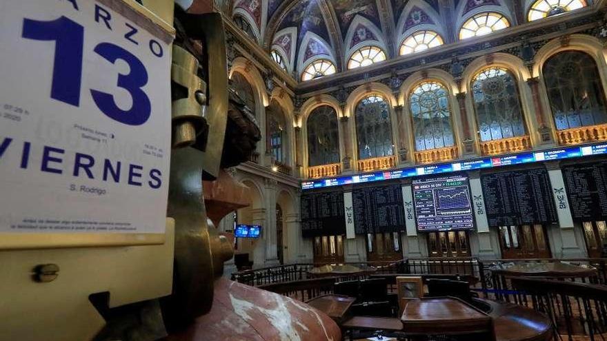 Sede de la Bolsa de Madrid, ayer.