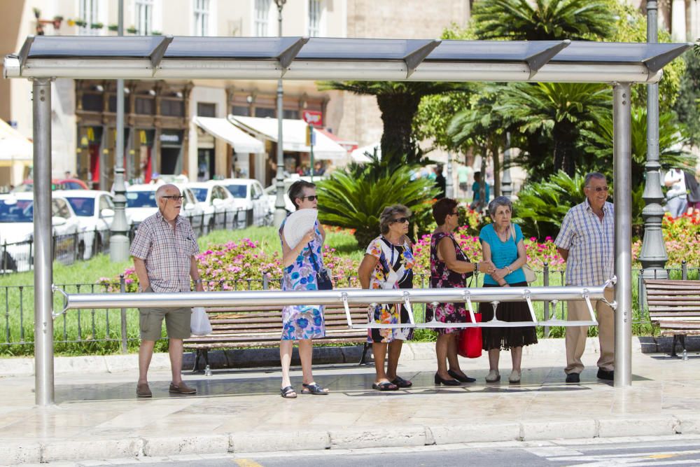 Finde de fuerte calor en Valencia