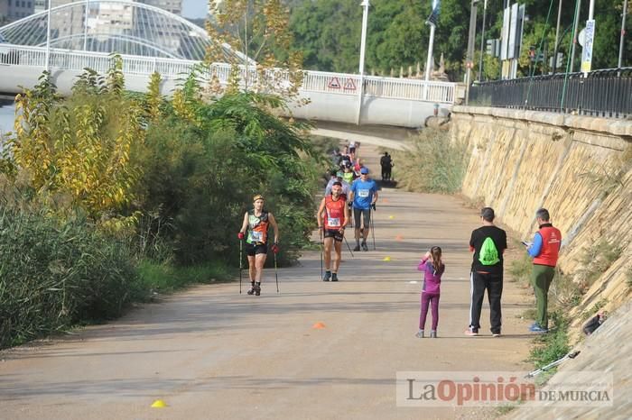 Marcha nórdica junto al Segura