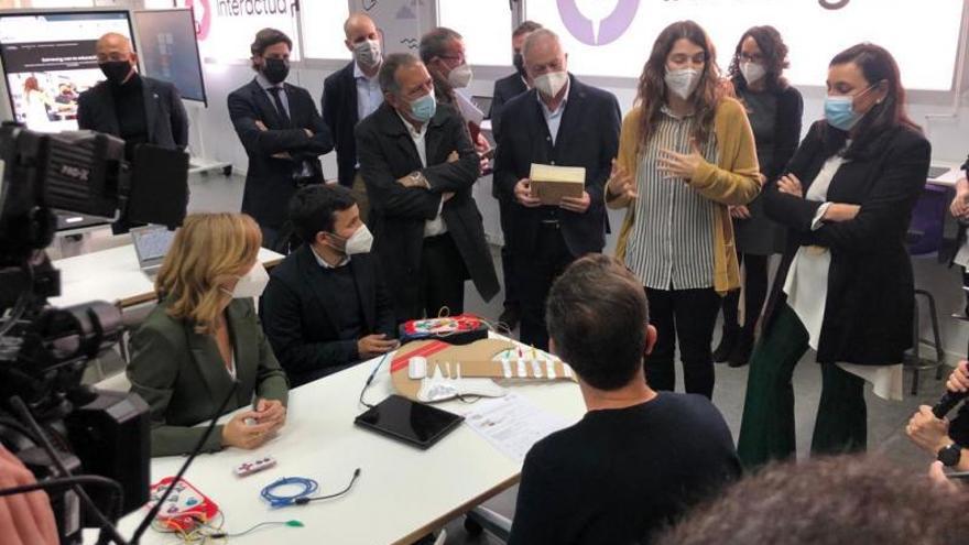La iniciativa de las «Aulas del Futuro» ha sido presentada recientemente en València. | INFORMACIÓN