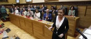 Carmen Moriyón, investida como Alcaldesa de Gijón por mayoría absoluta: "No voy a defraudarles"