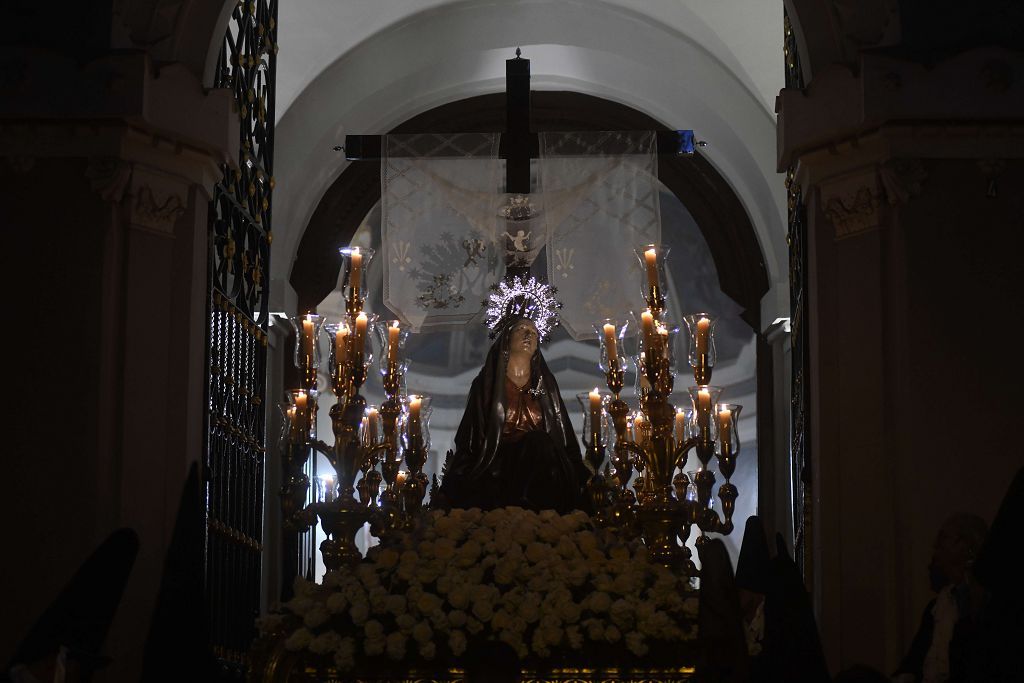 Las imágenes de la procesión del Santo Sepulcro este Viernes Santo en Murcia