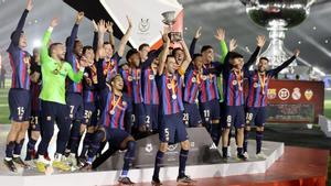 «Juguem amb personalitat»: les consignes de Xavi per al clàssic de la Supercopa