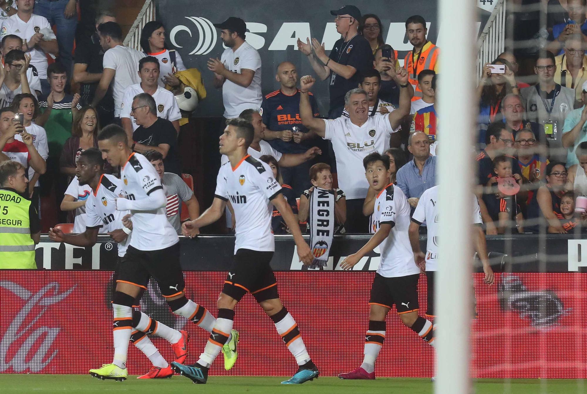 Los enfrentamientos Valencia CF - Getafe con Bordalás en el banquillo madrileño