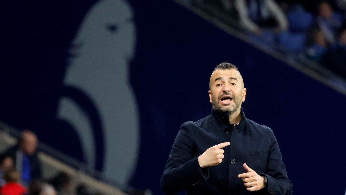 Diego Martínez, en el partido ante el Celta.