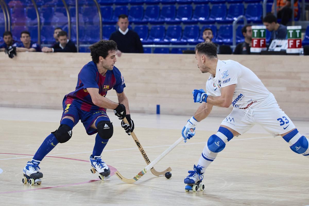 Alabart, en una acción del duelo contra el Trissino en el Palau
