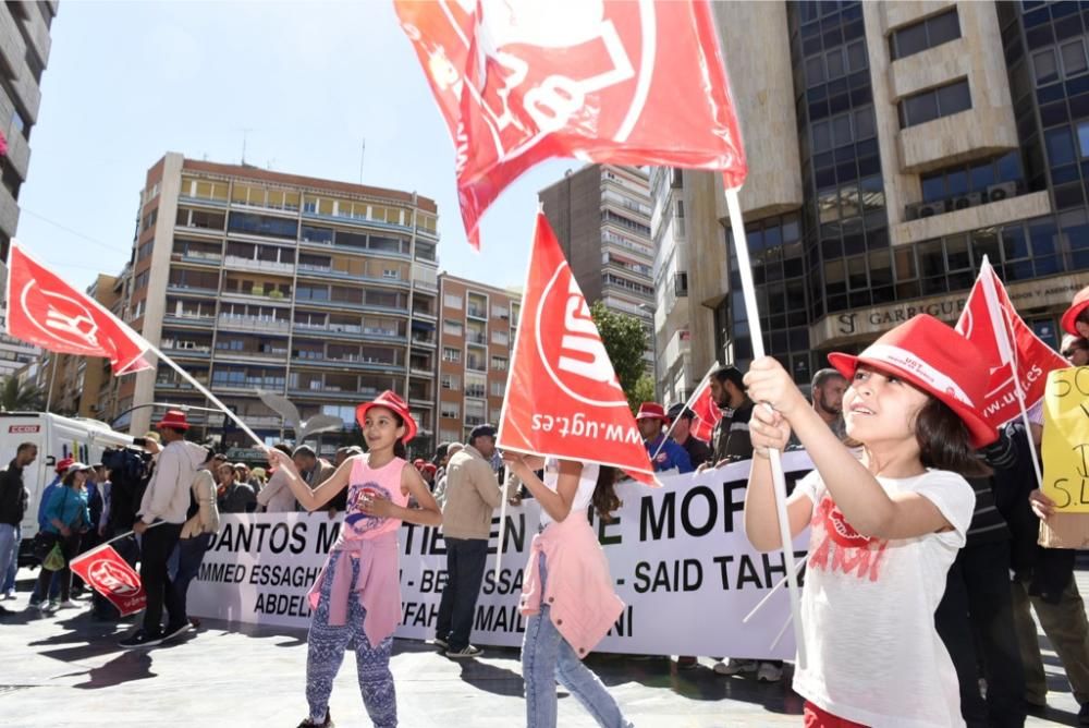 Manifestación del 1 de Mayo en Murcia