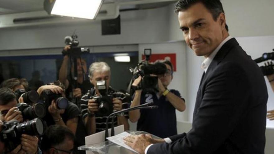 Sánchez dimitirá si el PSOE retira el &#039;no&#039; a Rajoy
