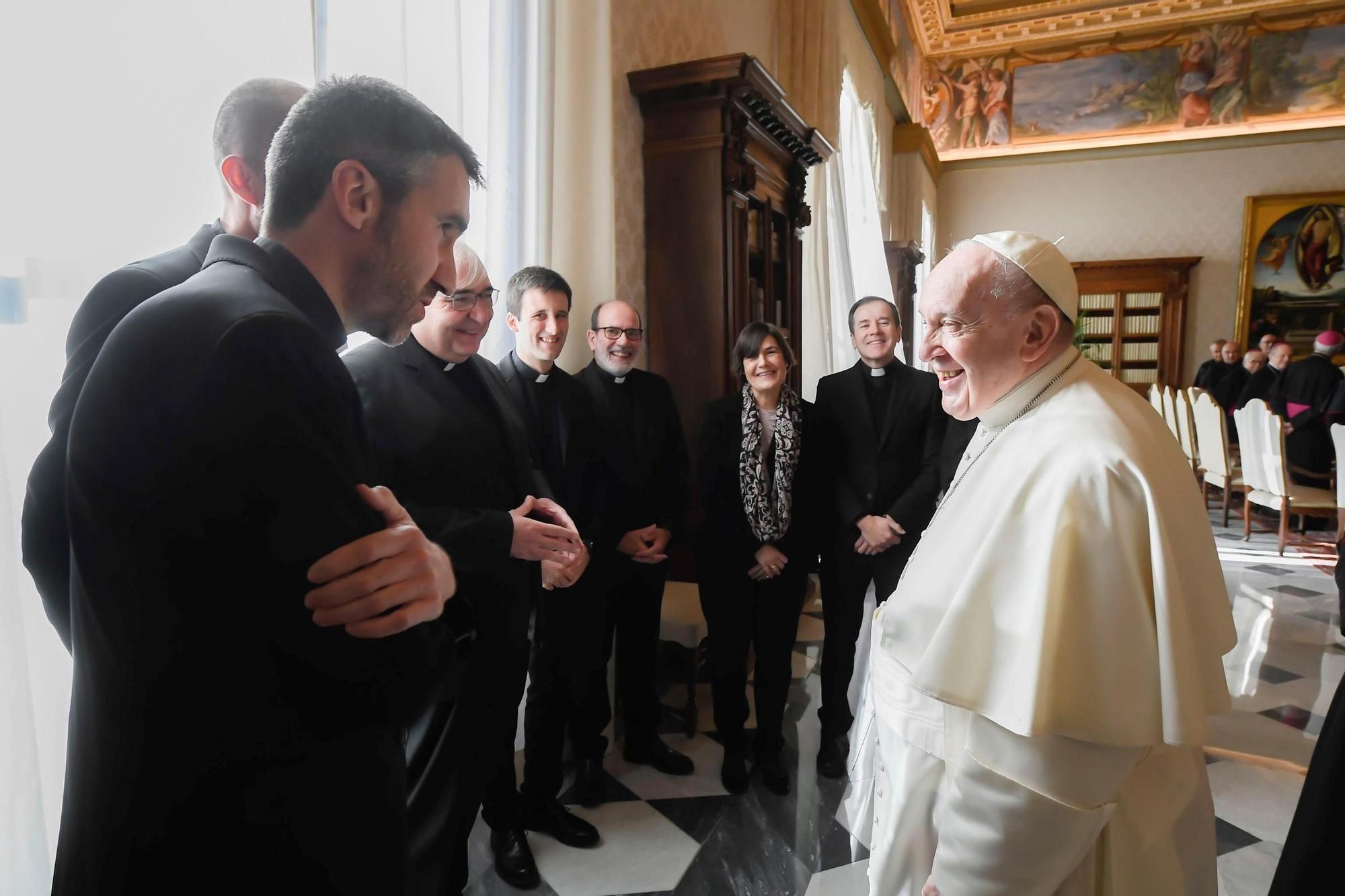 El Papa recibe al obispo de Ibiza, Vicent Ribas.