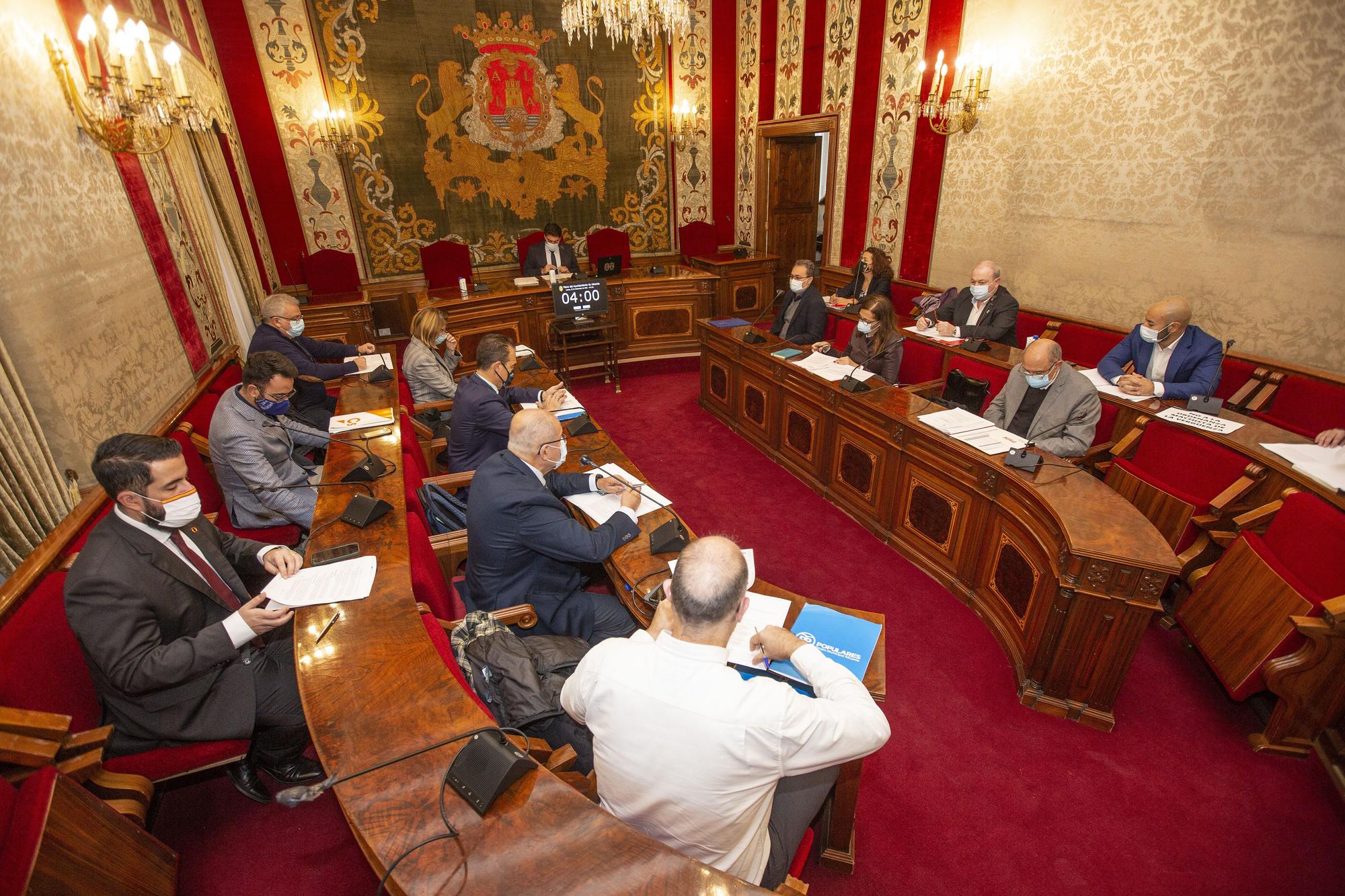 Pleno del Ayuntamiento de Alicante del 25 noviembre 2021