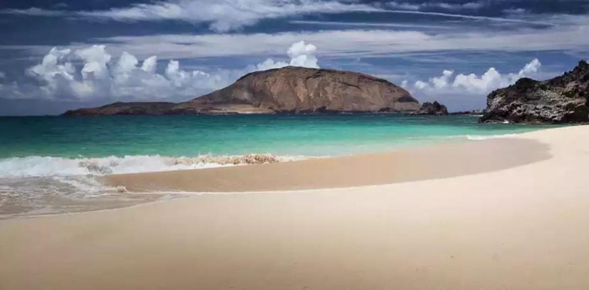 Playa de Las Conchas, en La Graciosa.