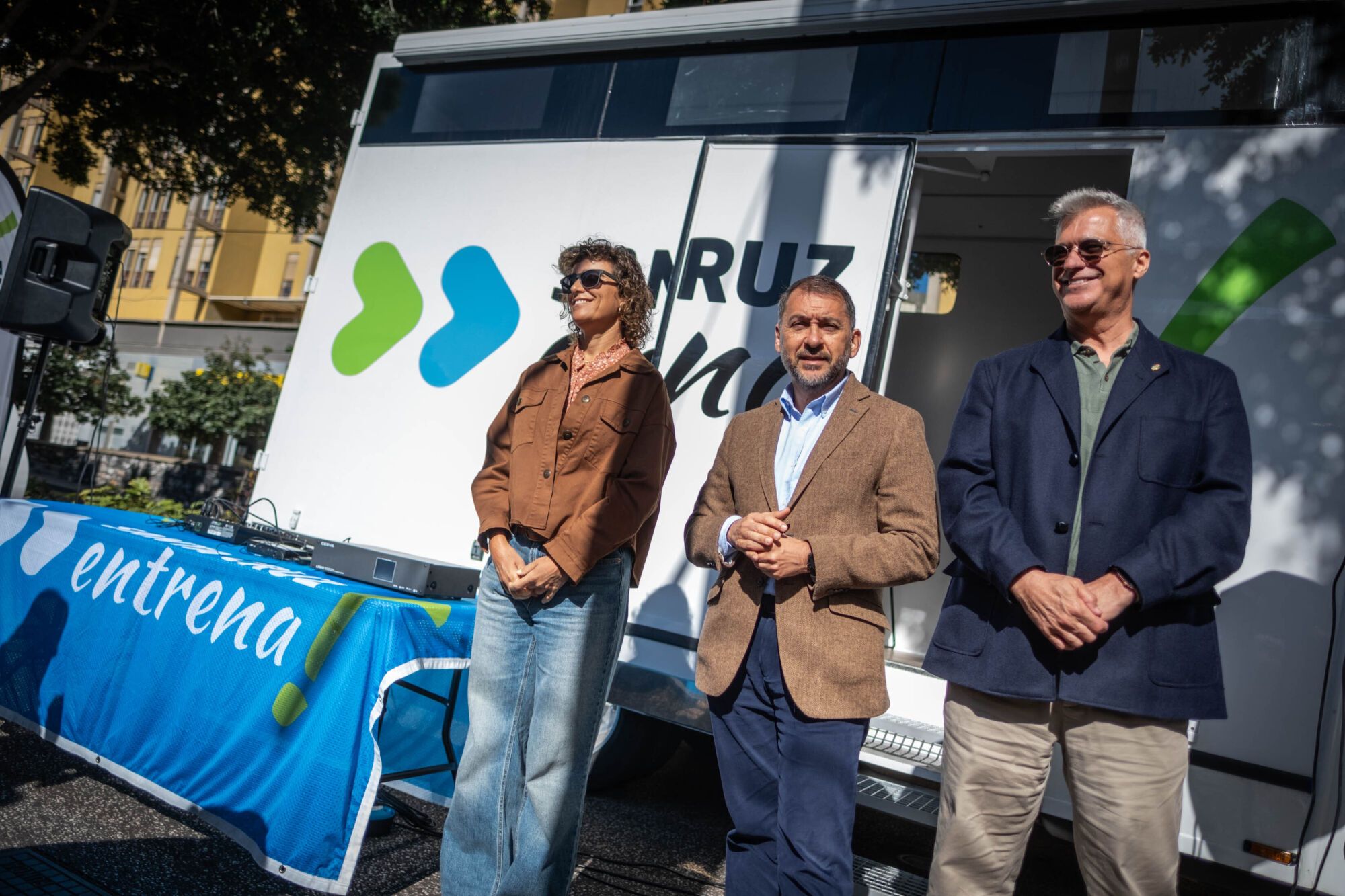 Oficina móvil de deportes en Santa Cruz