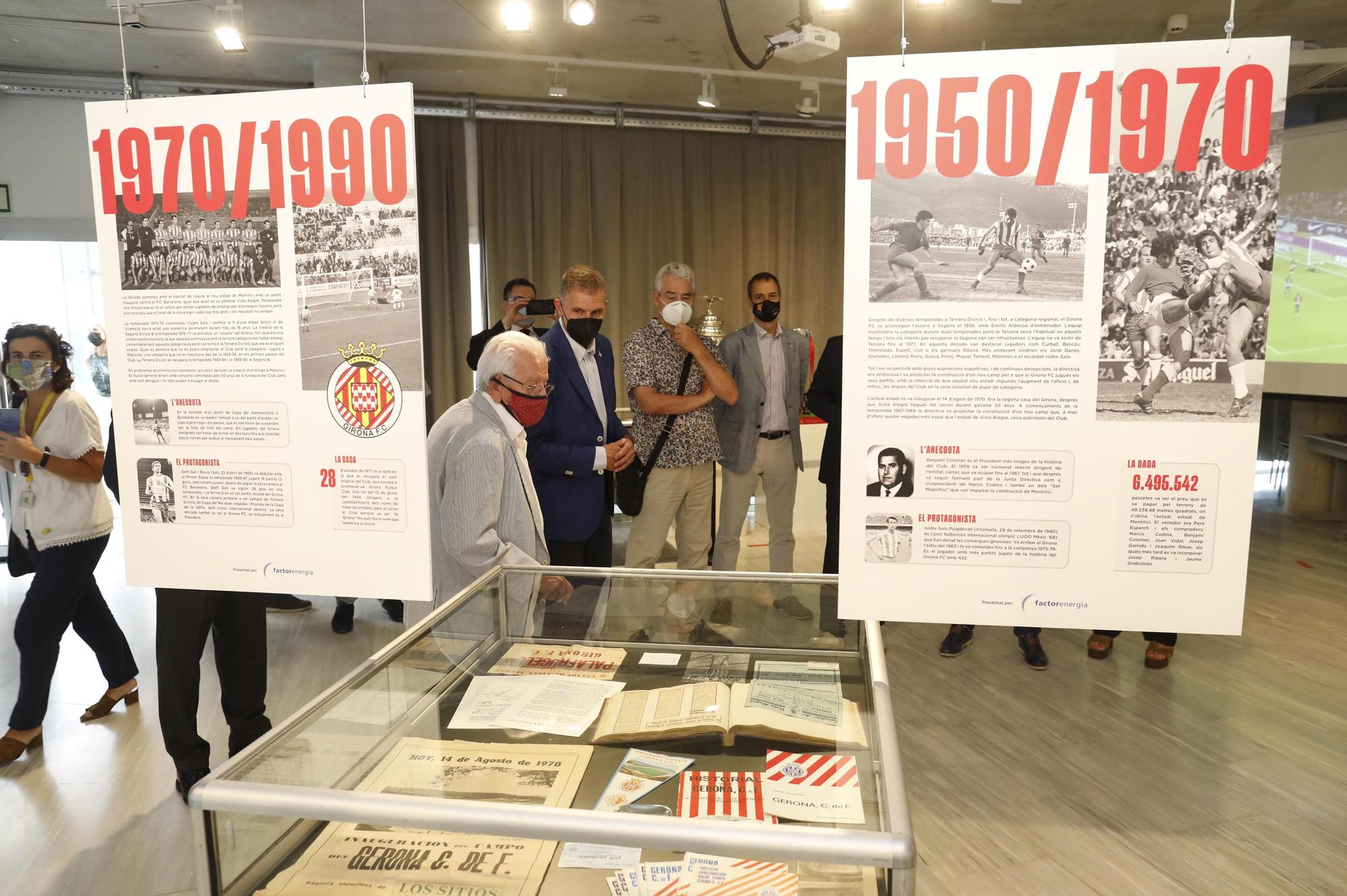 Exposició dels 90 anys d'història del Girona FC