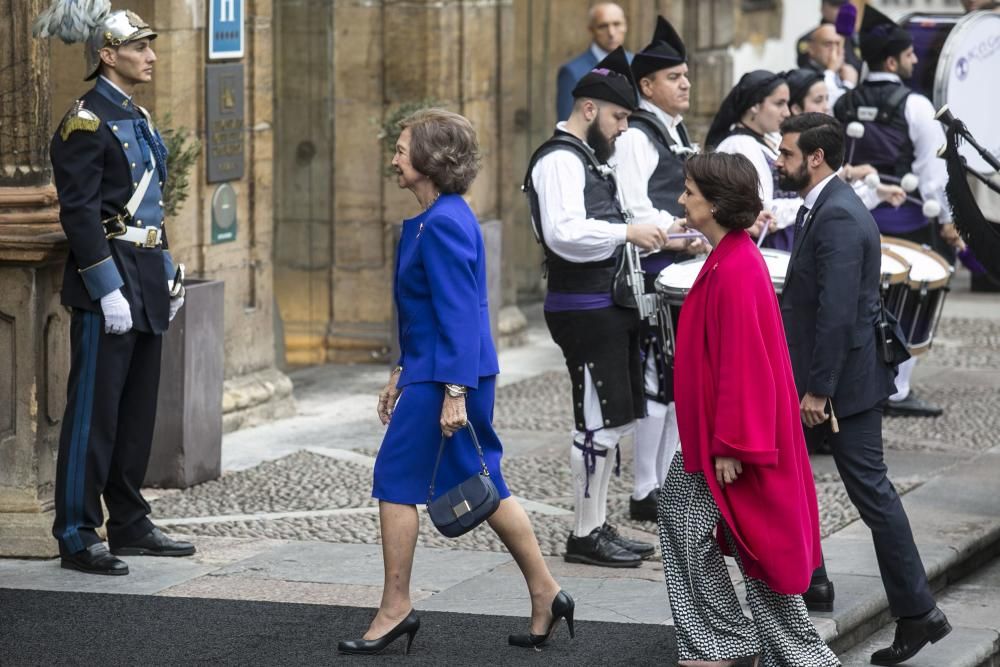 La llegada de la Reina a Oviedo