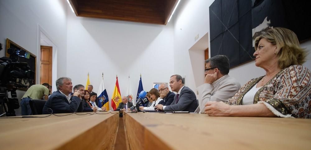 Visita oficial a Las Palmas de Gran Canaria del presidente del Cabildo, Antonio Morales