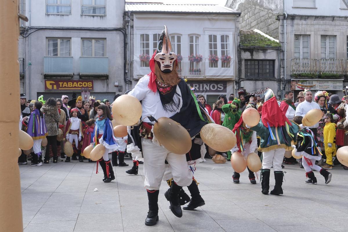 Las pantallas recorrieron las calles de  Xinzo de Limia