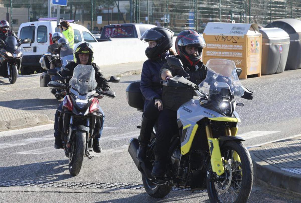 Motoristas unidos contra la polio   en la vuelta solidaria a Eivissa |
