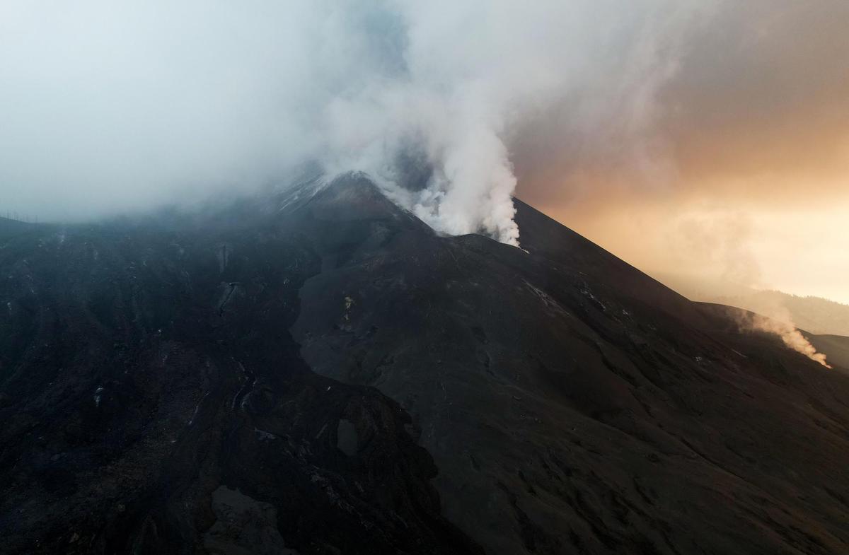 El volcà de La Palma disminueix l’activitat fins a «pràcticament desaparèixer»