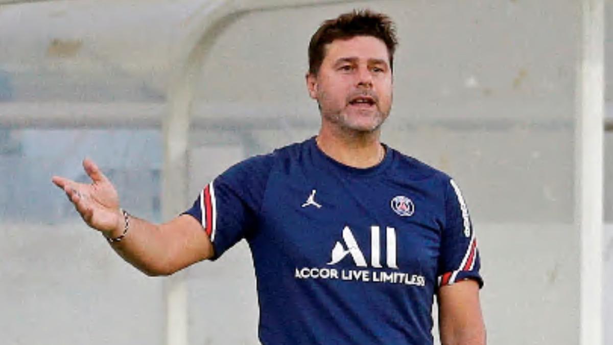 Pochettino durante el partido ante el Sevilla