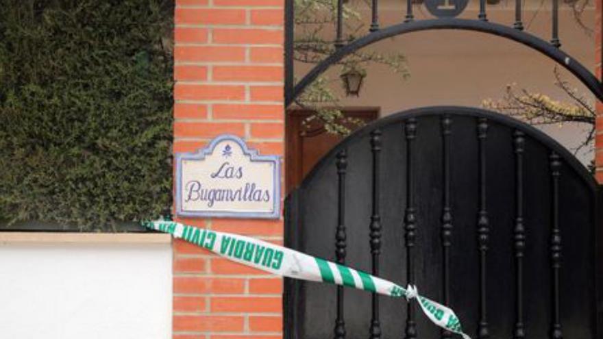 La entrada de la casa.