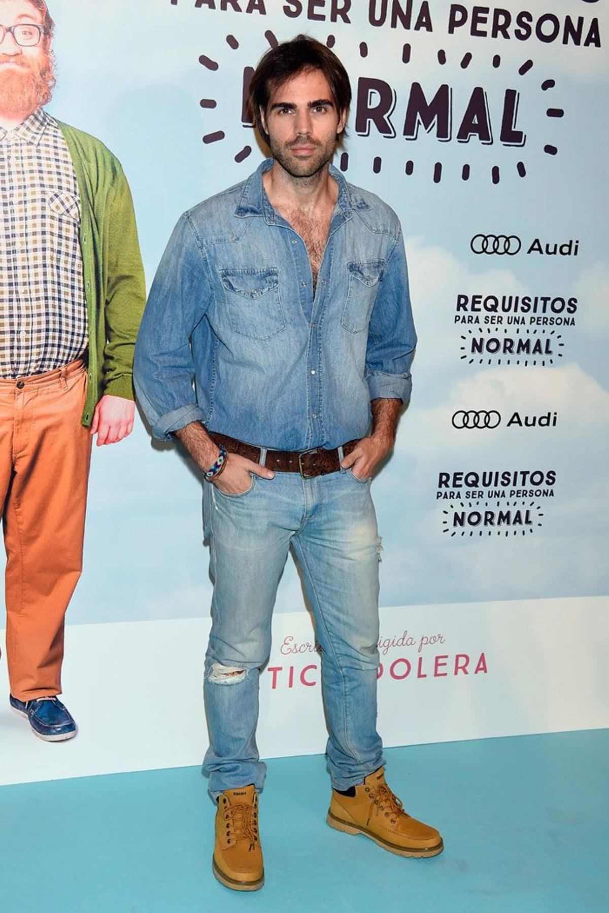 Ángel Caballero en el estreno de la película 'Requisitos para ser una persona normal'