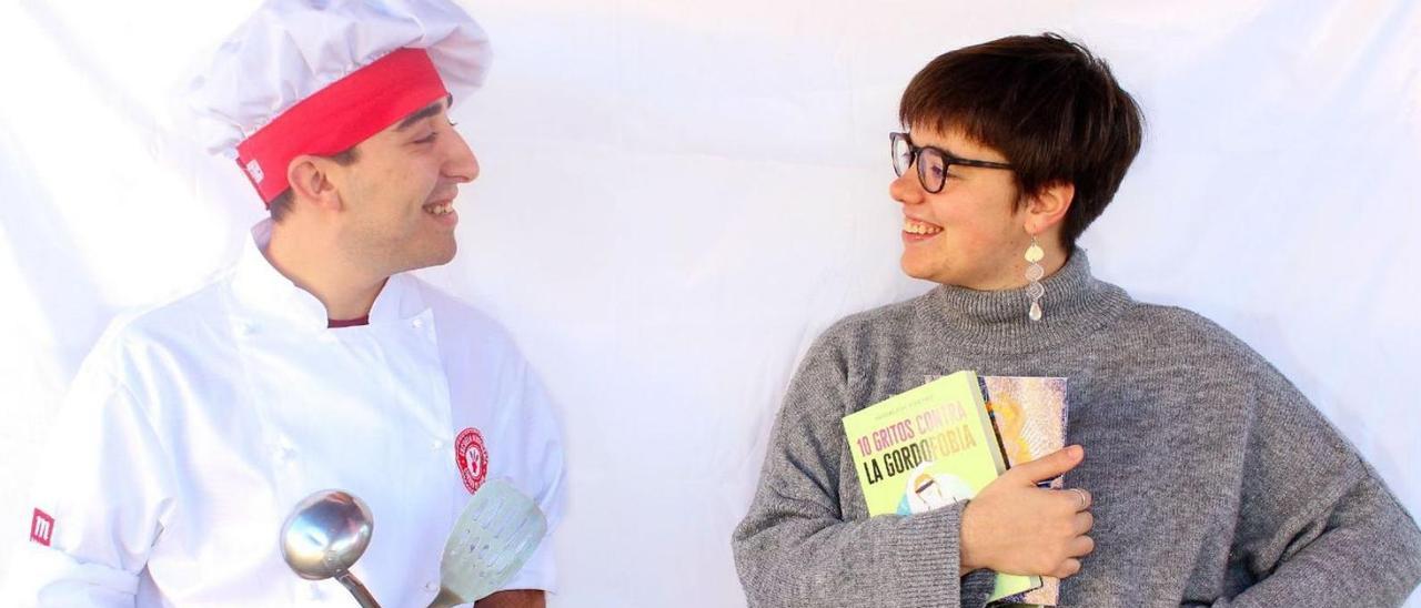 Isaac Pujales y Alba Cobo, creadores del proyecto de cocina y alimentación consciente “Outro conto”.