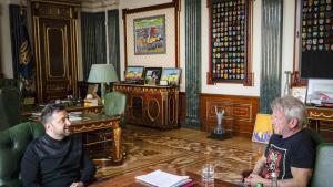 Zelenski y Sean Penn.