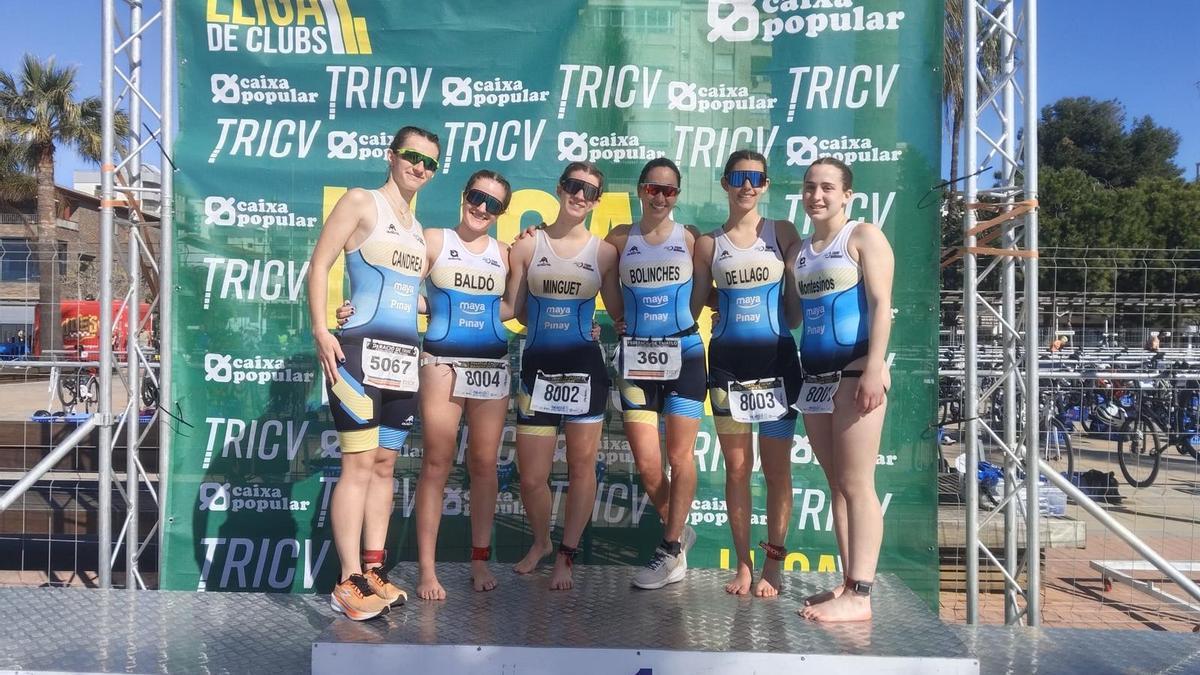 Neus Baldo, Ainhoa Montesinos, Ana Maria Candrea, Laia Minguet, Joana de Llago y Celia Bolinches