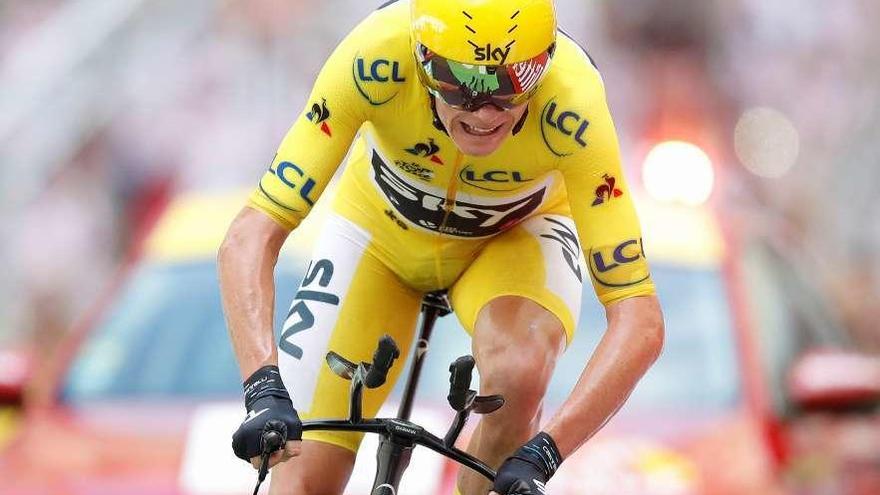 Froome, durante la pasada edición del Tour de Francia. // Efe