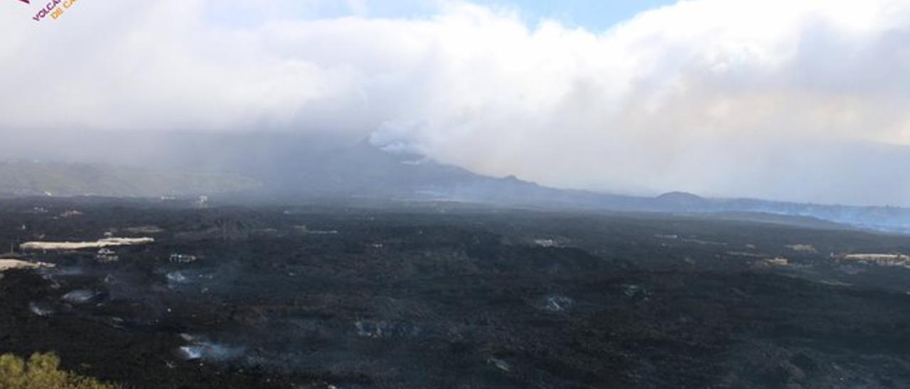 La erupción del volcán de La Palma, desde Tacande