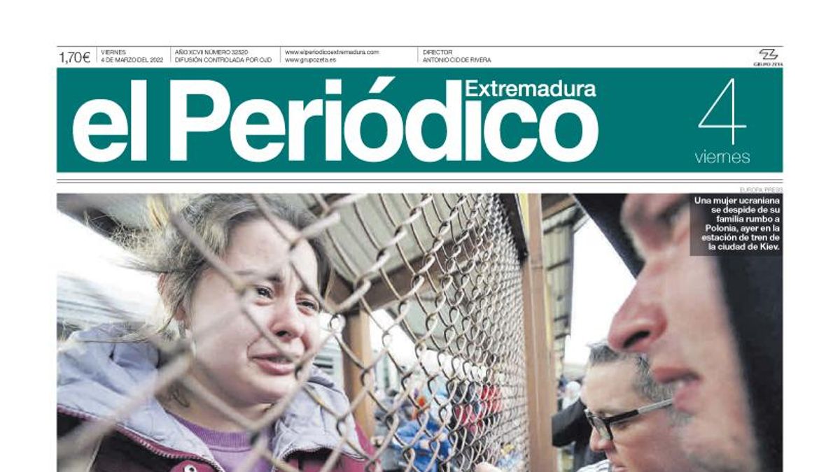 Consulta la portada correspondiente al día 4 de marzo del 2022