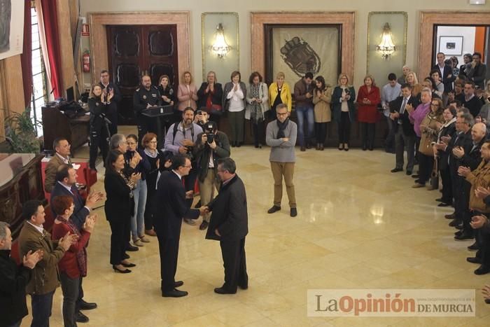 Homenaje a los policías locales jubilados en Murcia