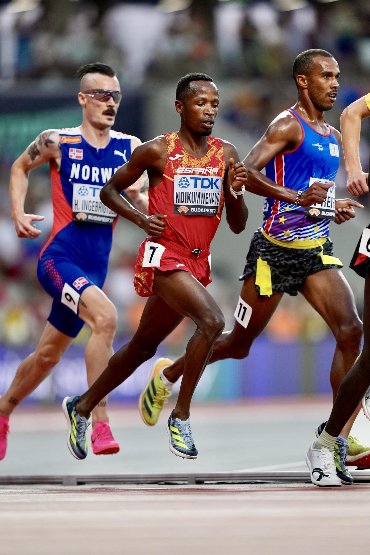 Thierry en el campeonato del mundo de Budapest