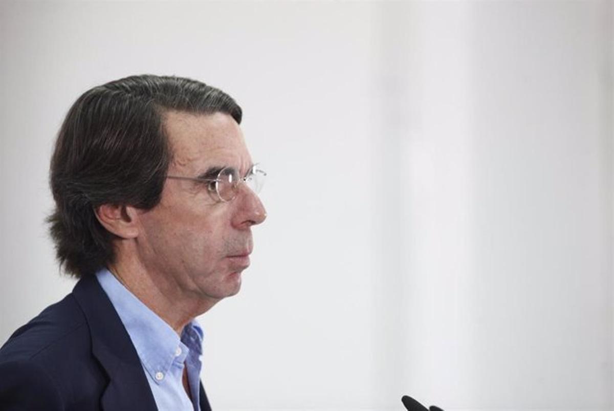 José María Aznar, presidente del Gobierno en la época