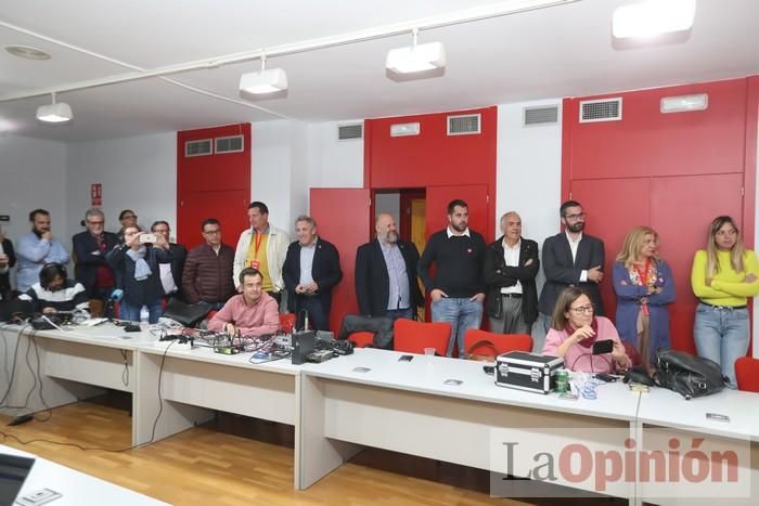 Así fue la noche electoral en la sede del PSOE en la Región de Murcia