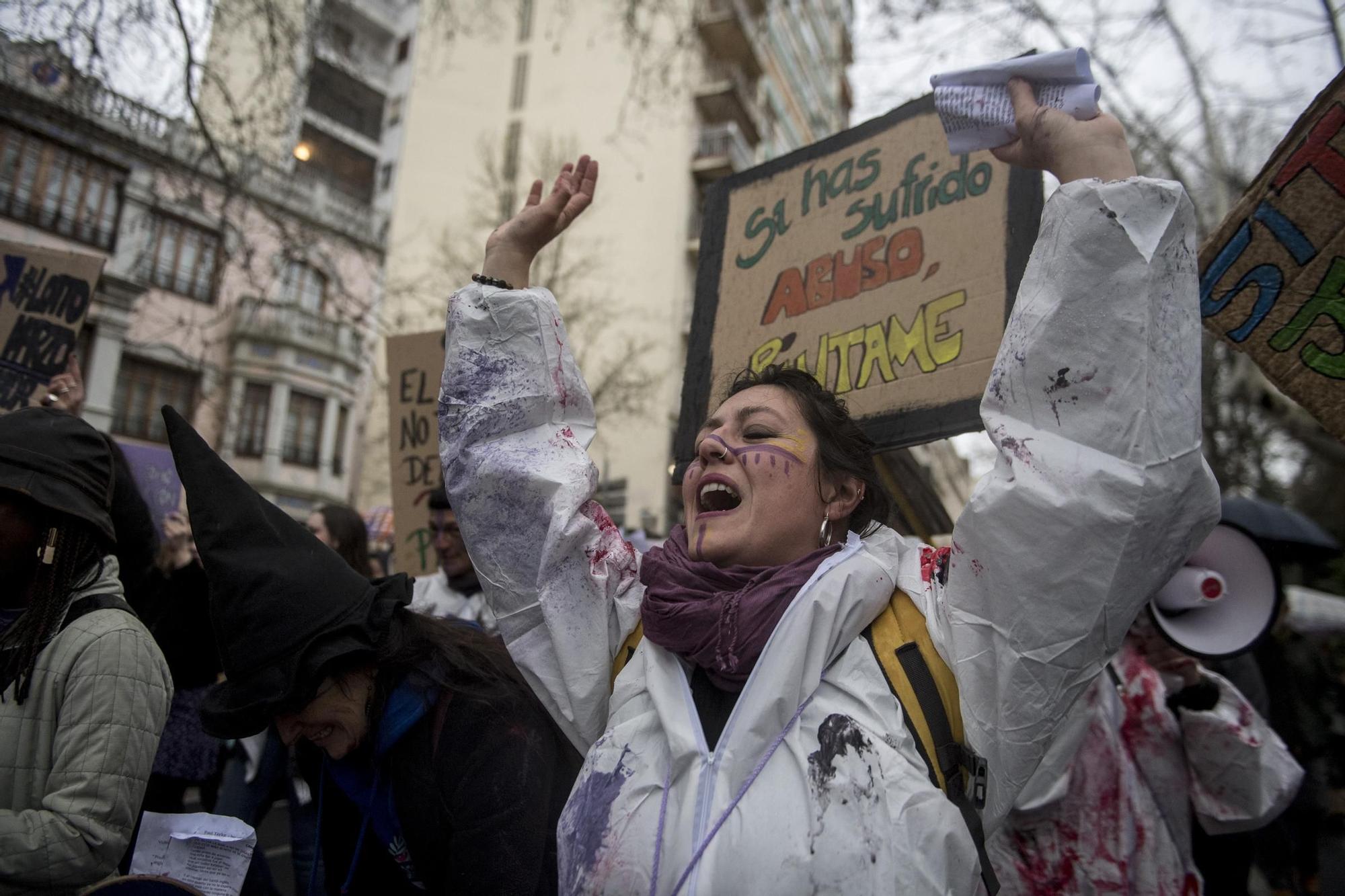 Así ha sido la manifestación del 8M en Cáceres