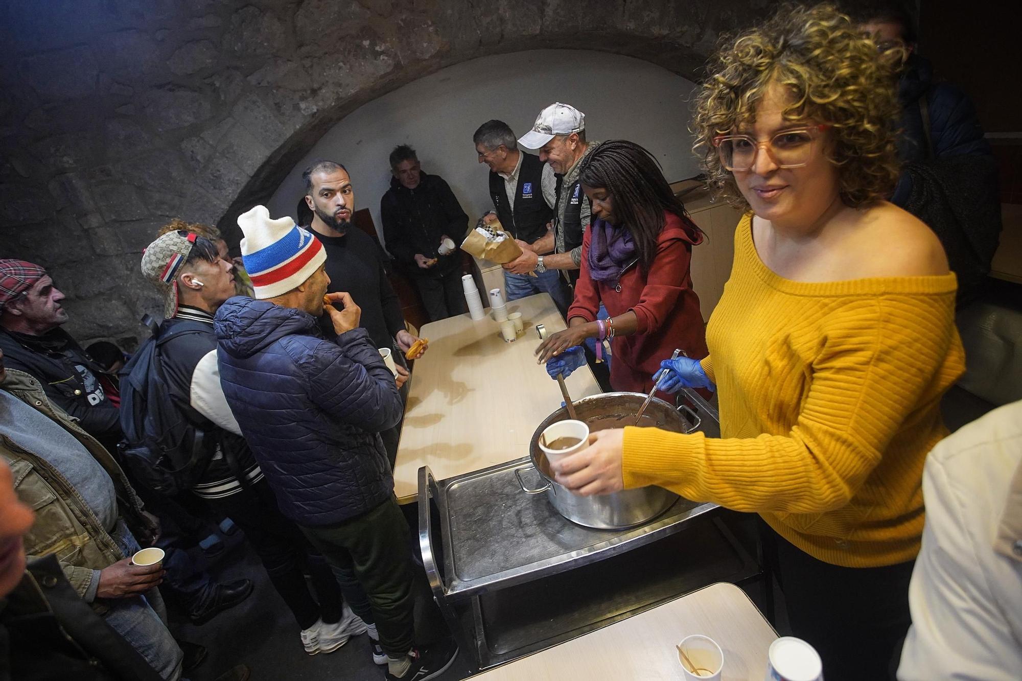 La Sopa acull una xocolatada per a les persones sense llar