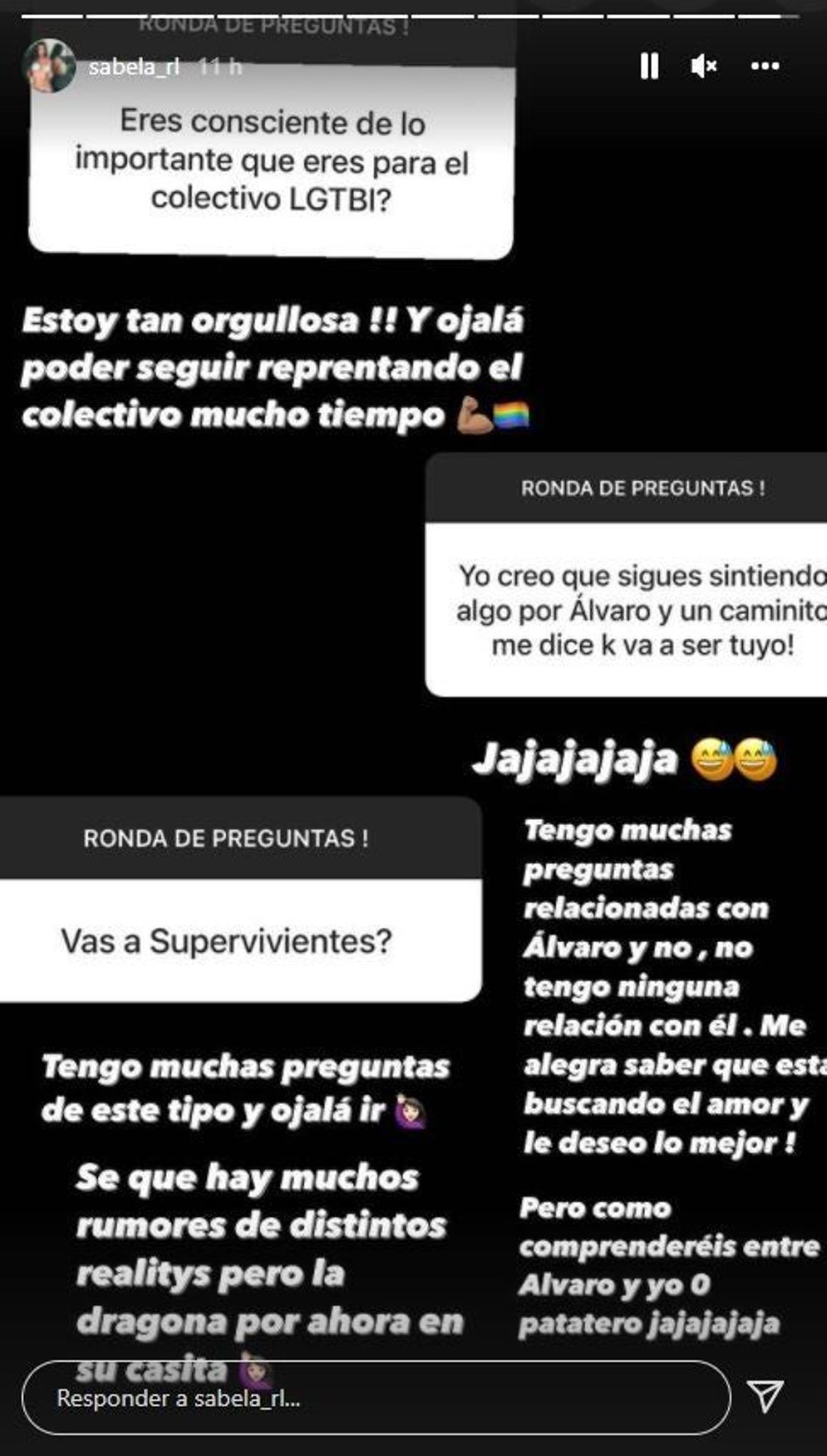 Sabela ('La isla de las tentaciones') aclara que no irá a 'Supervivientes'