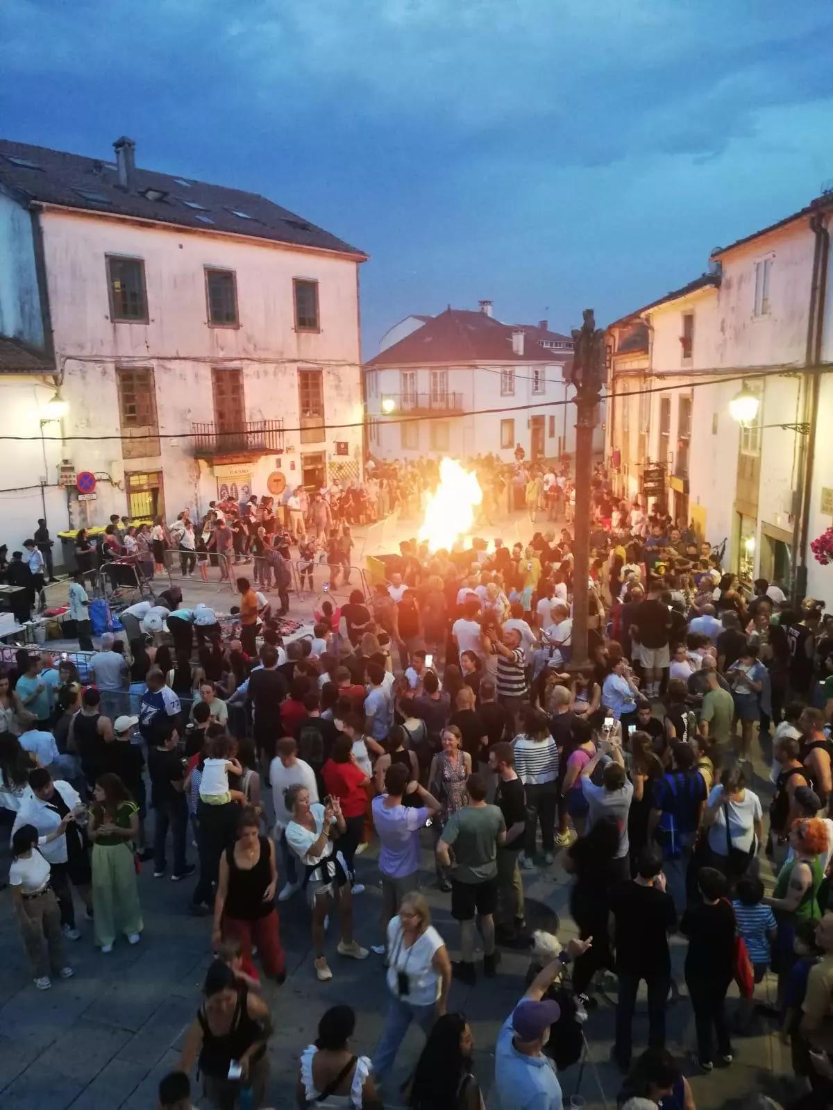 Imagen de la cacharela del pasado año en el barrio de San Pedro