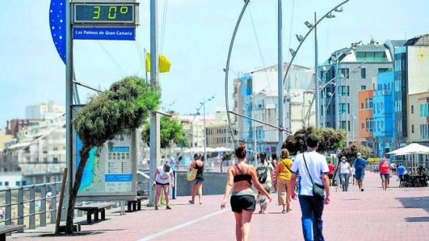 Gran Canaria sigue en aviso amarillo y con las temperaturas en ascenso