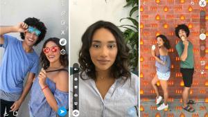 Snapchat presenta tres nuevas funcionalidades.