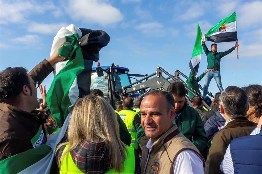 La protesta de los agricultores en imágenes