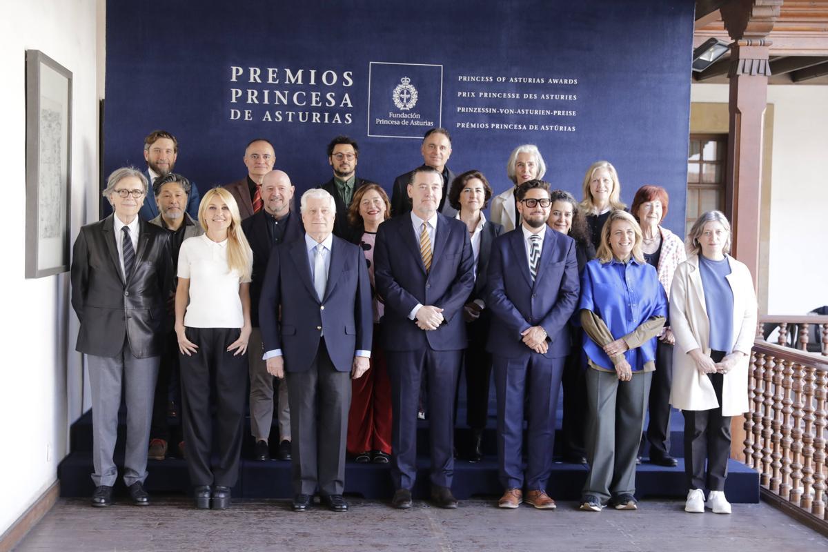 El jurado de los premios &quot;Princesa&quot; de las Artes, al completo