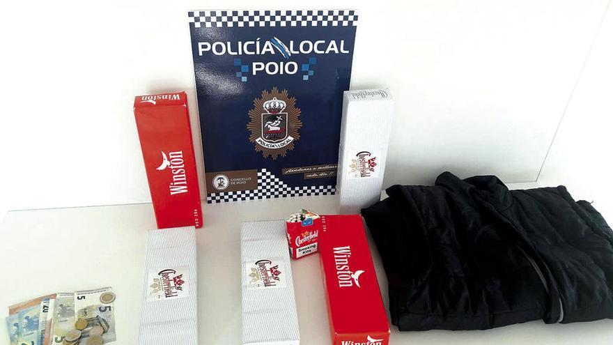 El tabaco intervenido. // Policía Local