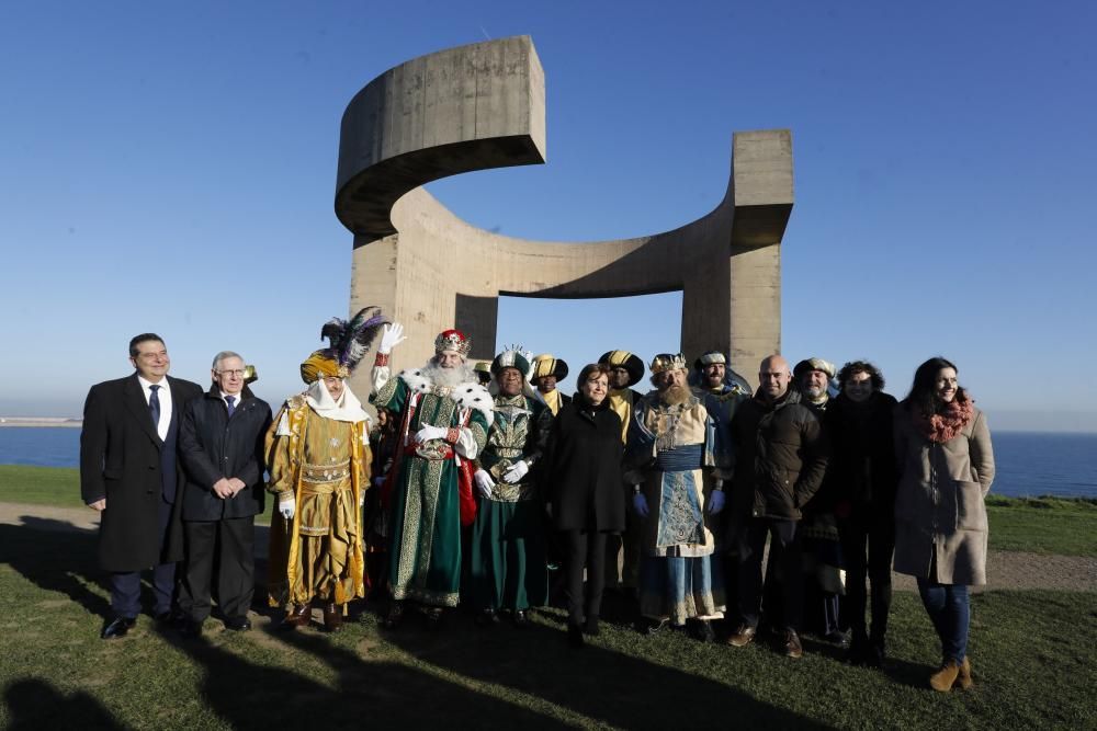 Los Reyes Magos ya están en Gijón