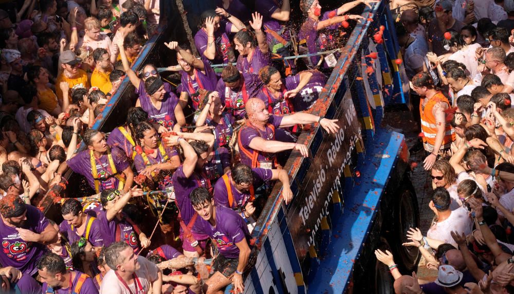 Tomatina de Buñol 2018.