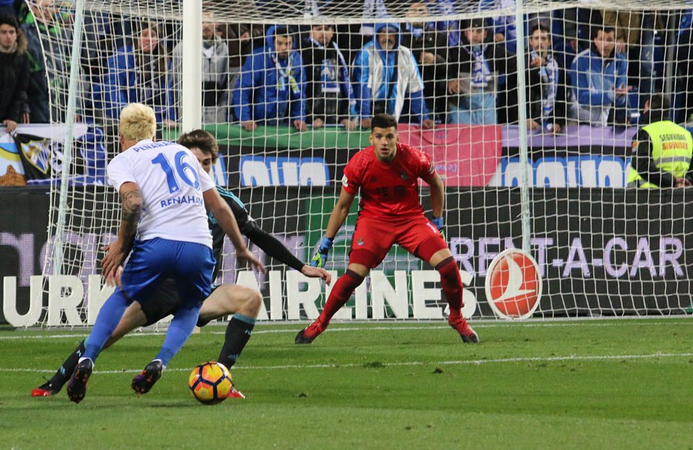 El conjunto del Gato Romero cae, de nuevo, ante el conjunto vasco en el debut del técnico uruguayo en La Rosaleda