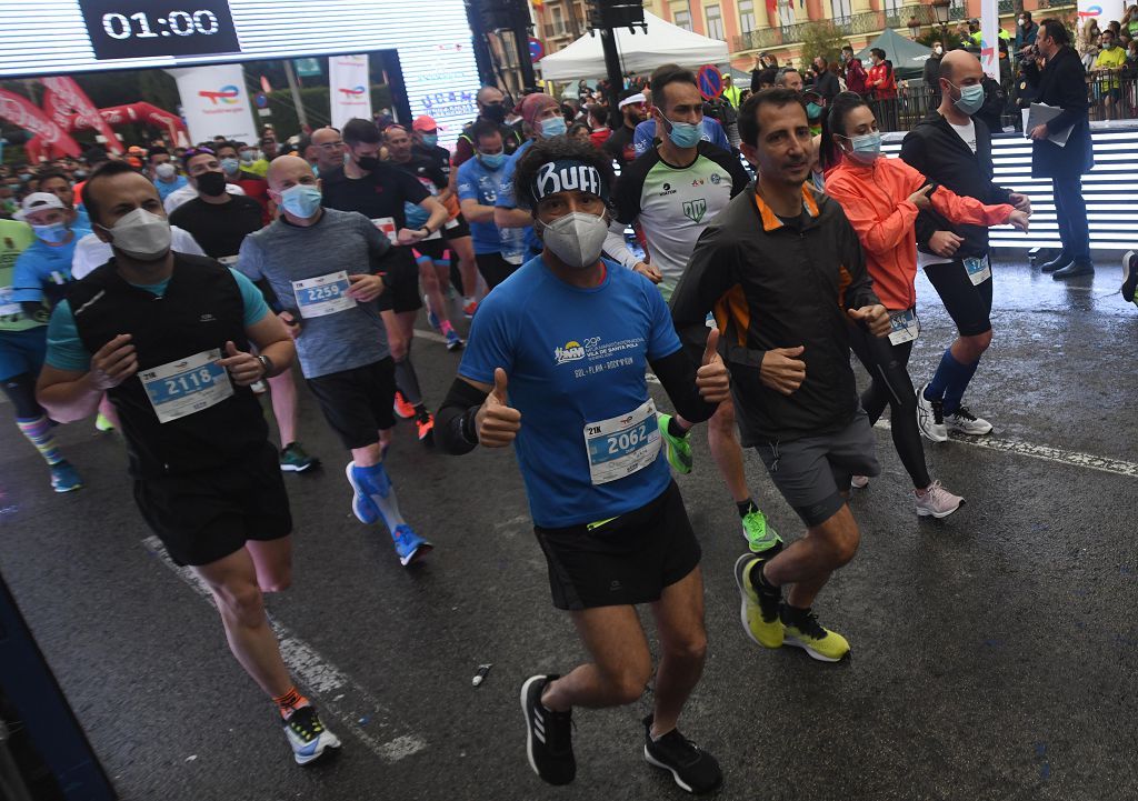 Así fue la salida de la maratón y la media maratón de Murcia (II)