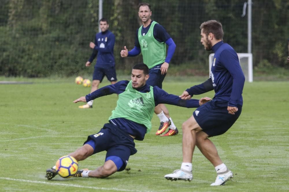 Entrenamiento del Oviedo previo al Lugo